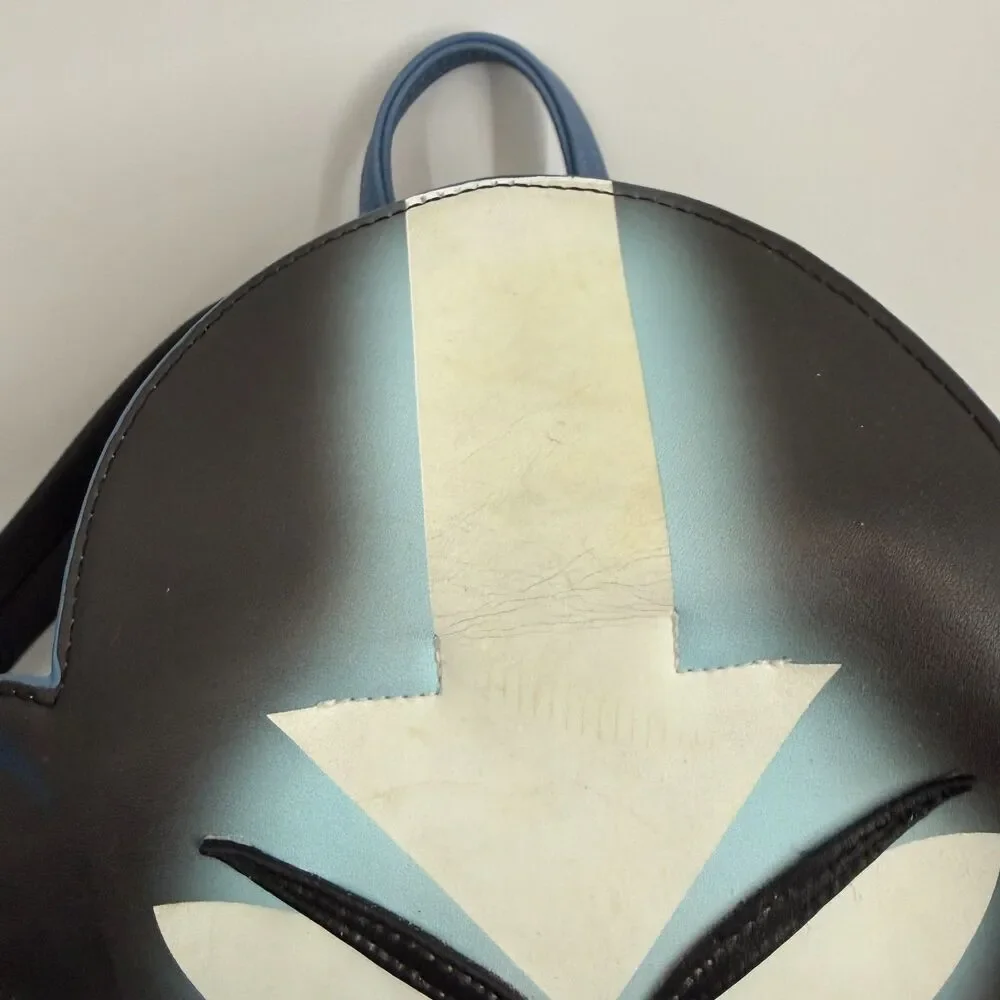 Loungefly Avatar Nickelodeon Aang Dark Cosplay Glow in the Dark Mini Backpack